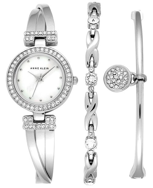 anne klein bangle watch and bracelet set
