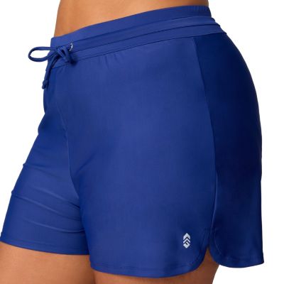 Plus Size Drawstring Swim Short