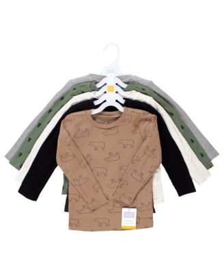 Warm Long-Sleeve T-Shirt Collection 5-Pack