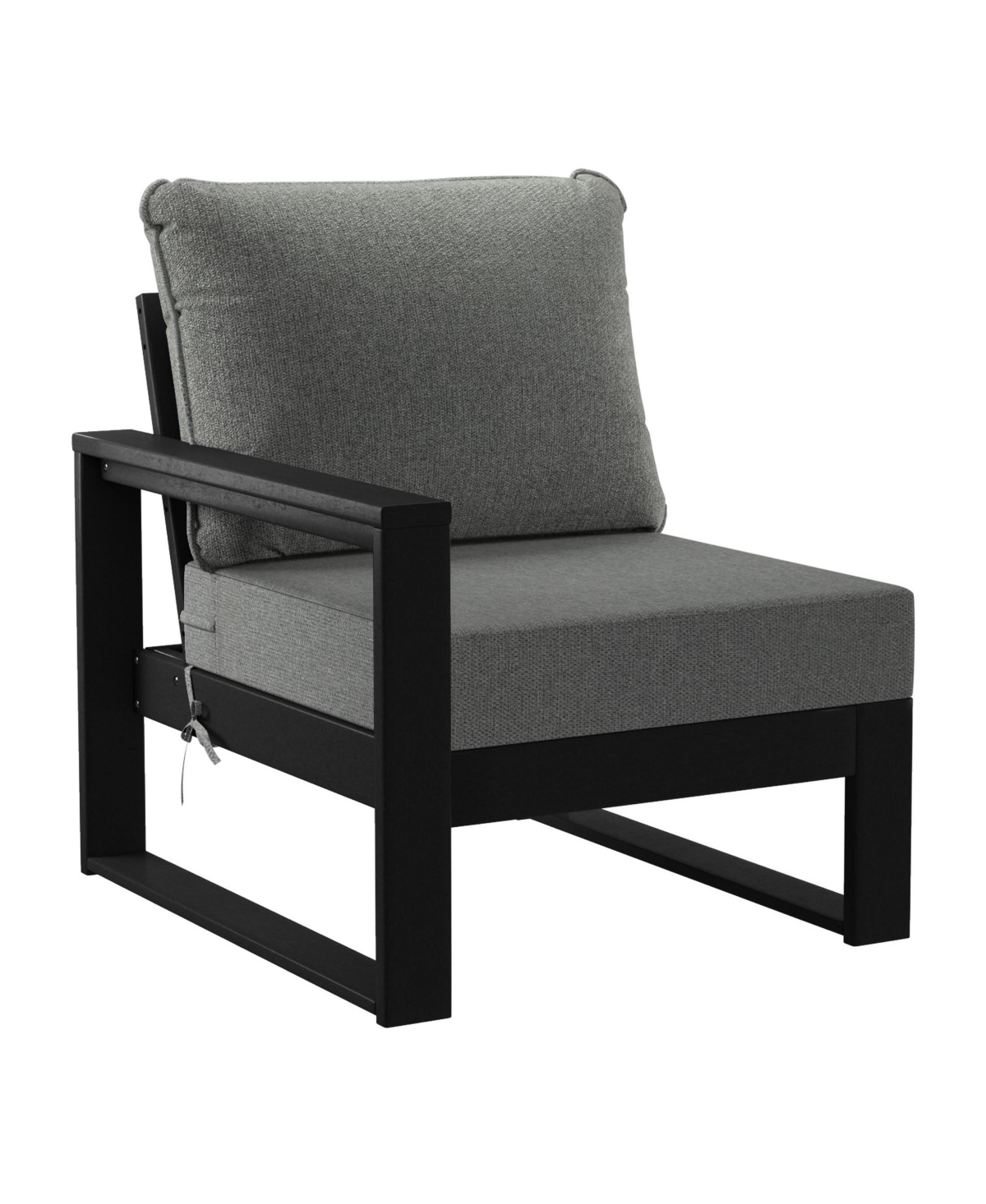 8-Piece Modern Hdpe Outdoor Patio Furniture Conversation Set with Coffee Table and Ottomans