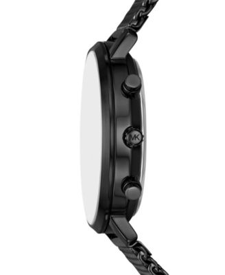 Men's Blake Multifunction Black IP Mesh Watch, 42mm