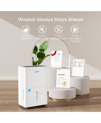 EnergyStar Dehumidifier for Home & Basement with Drain Hose AND Water Tank