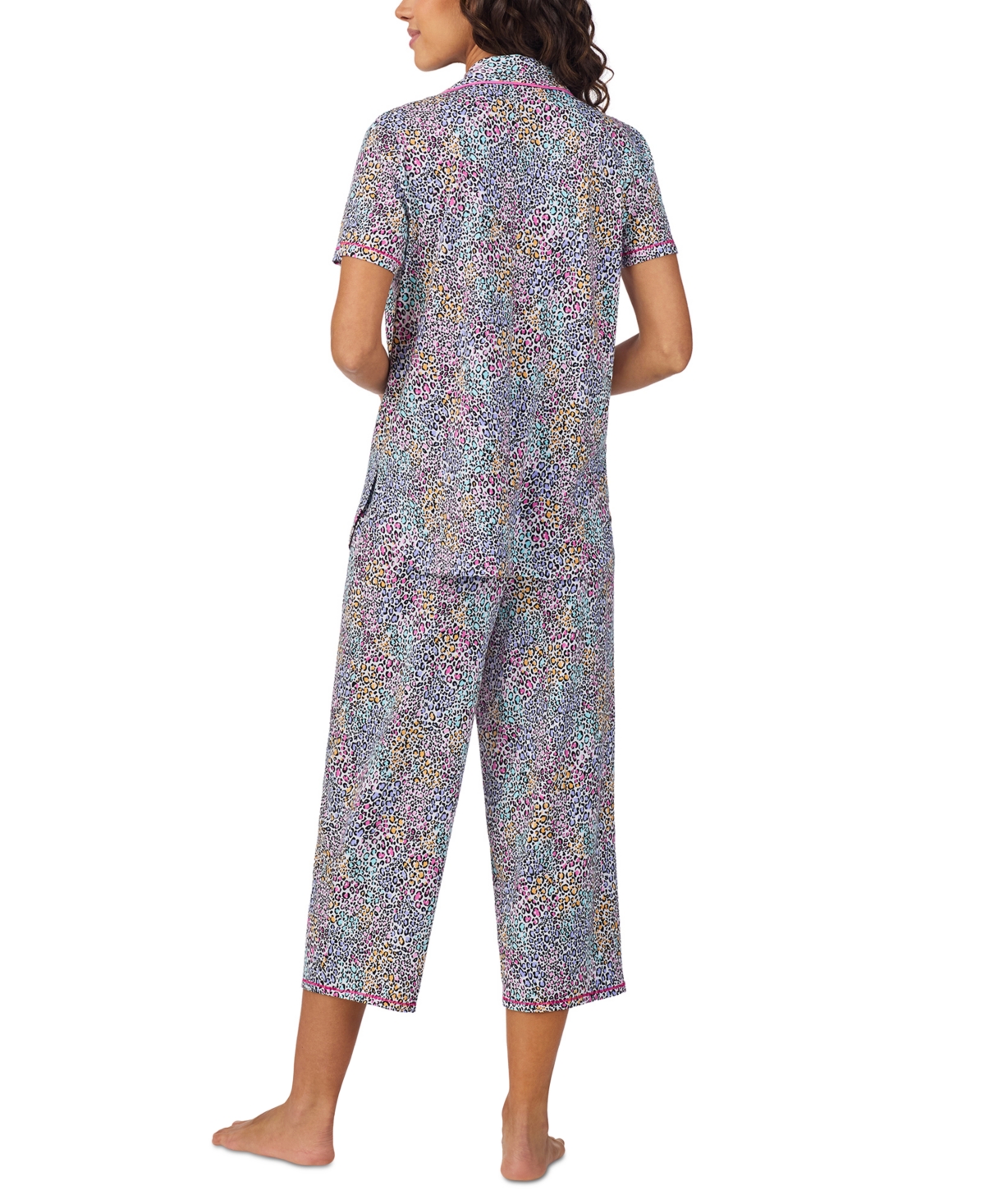 CUDDL DUDS WOMEN'S SHORT-SLEEVE CROPPED PAJAMA SET 
