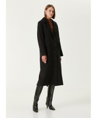 Women's Wool-Cashmere Blend Coat