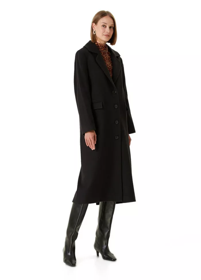 Women's Wool-Cashmere Blend Coat - thumbnail 7