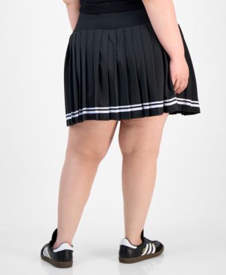 Trendy Plus Size Pleated Pull-On Skort