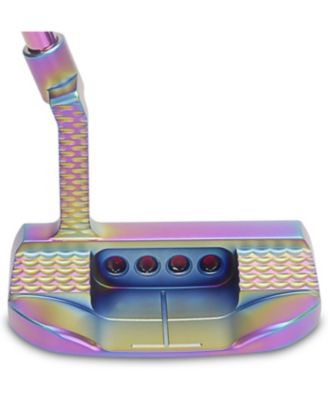 Golf Club Putter Men's Right Hand with Black Red HeadCovers PU Grip CNC Steel Mallet Professional