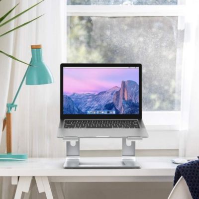 LS03 Aluminum Laptop Stand, Ergonomic Detachable Computer Stand, Riser Holder Notebook Stand Compatible with Air, Pro, Dell, HP, Lenovo More 10-15.6" Laptops
