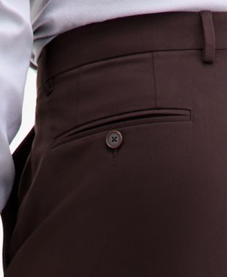 Men's Slim-Fit Solid Dress Pants