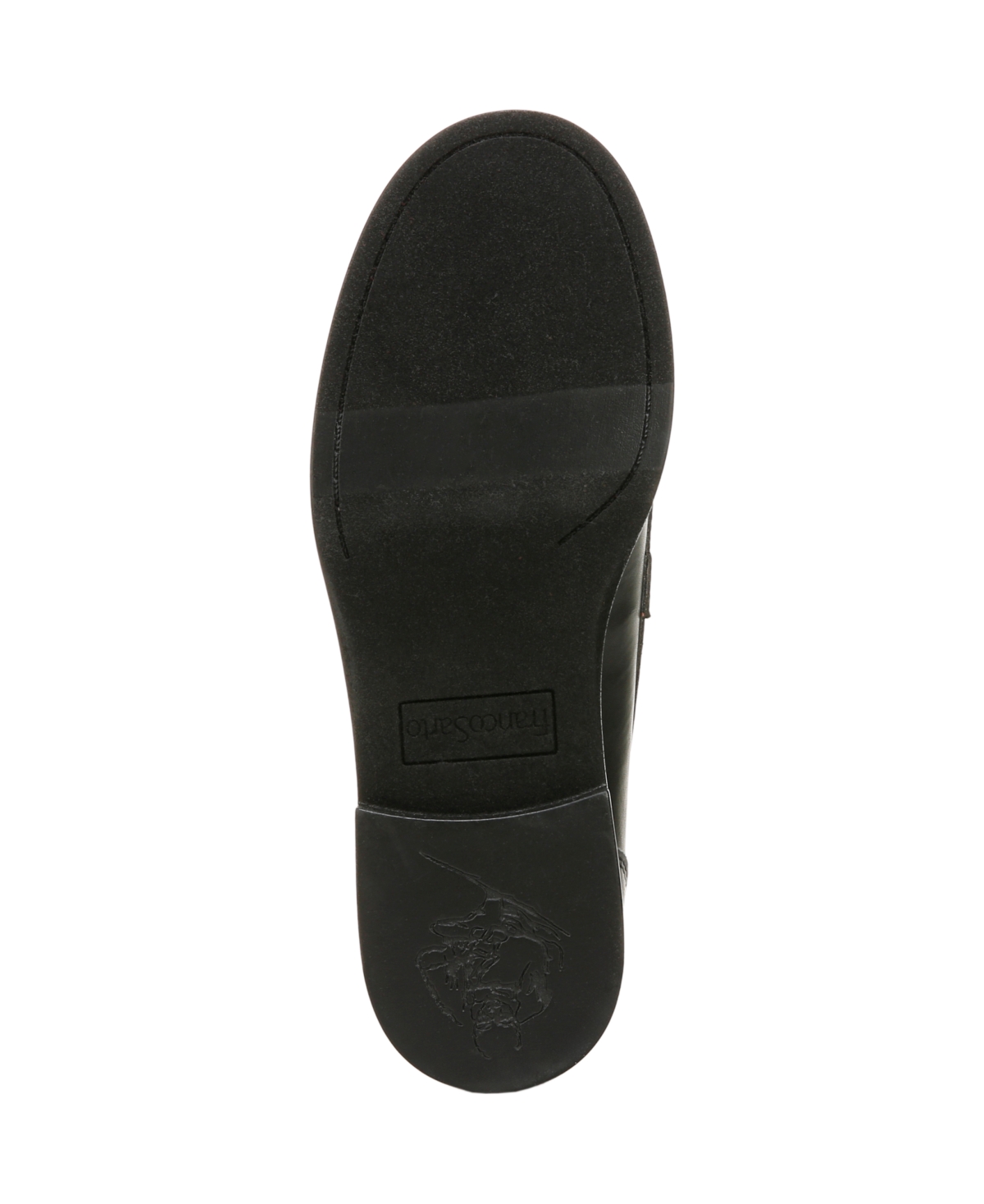 Franco Sarto Lucia Loafer In Black Leather,tweed