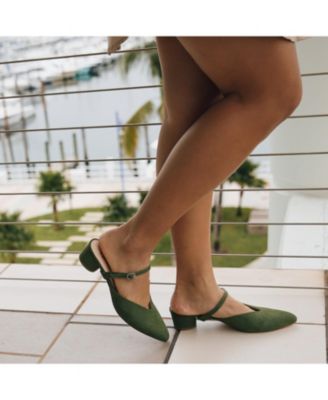 Women's Moss Twiggy Customizable V Slides