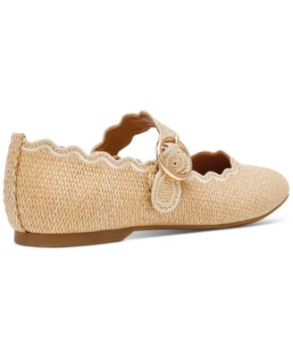 Women's Melora Buckle Scalloped Mary Jane Flats