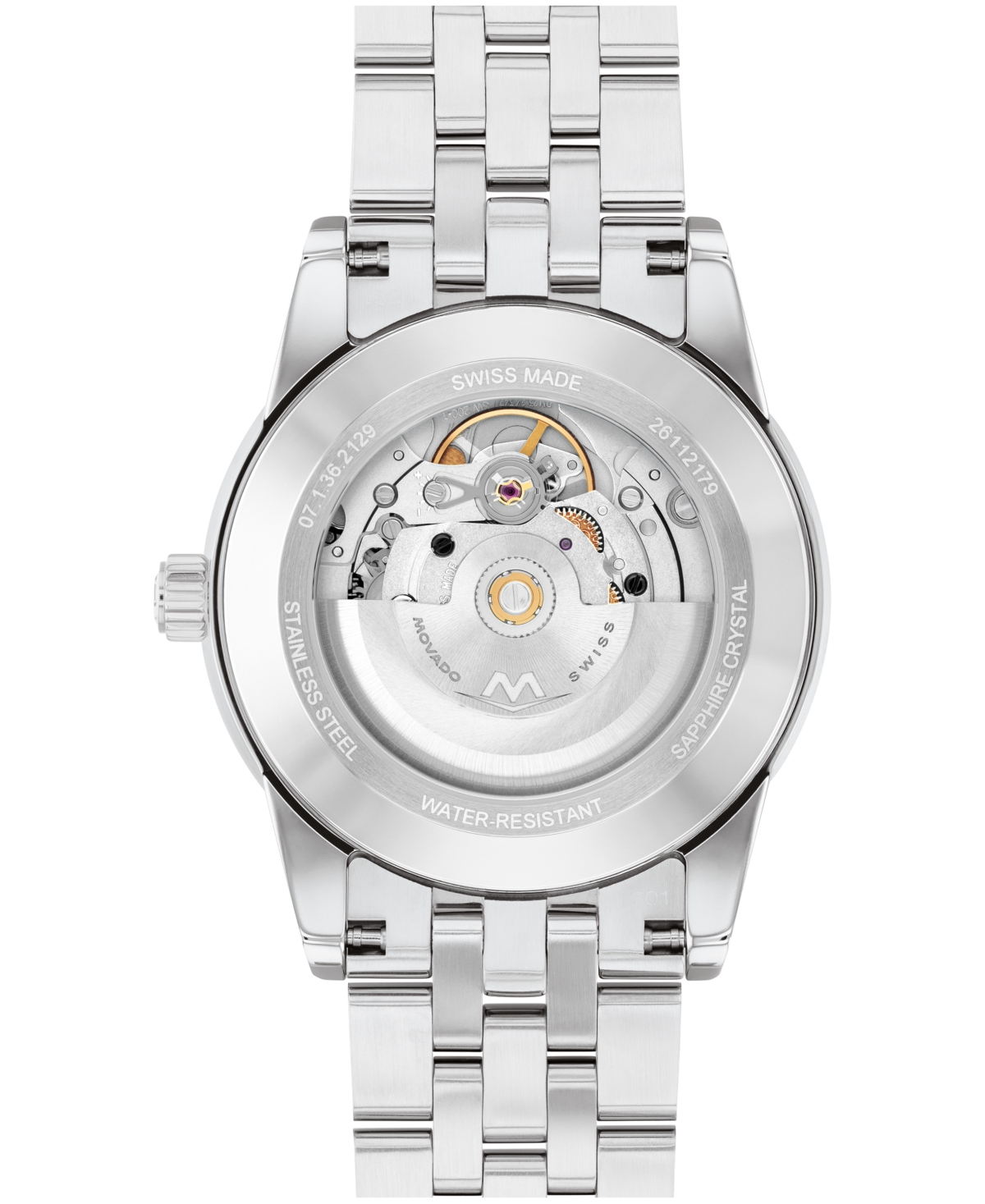 Movado Men's Museum Classic Swiss Automatic Stainless-steel Watch, 40mm In Silver-tone