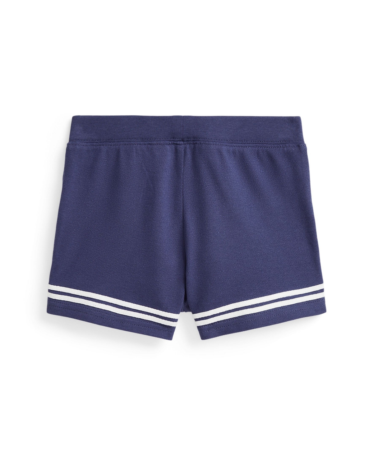 Polo Ralph Lauren Striped Stretch Mesh Short In Boathouse Navy,white