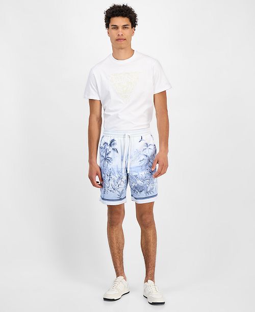 alfani GUESS Men's Charm Big Cat 7-1/2" Shorts Men's Fashion & Accessories