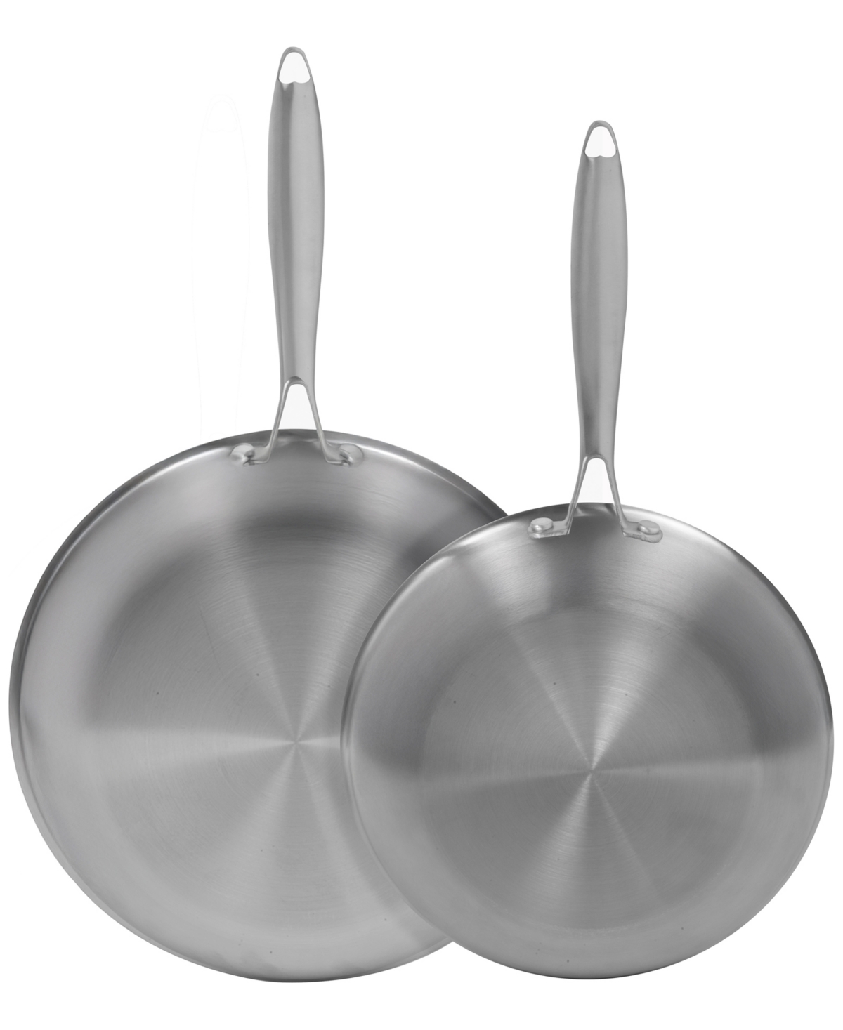 Sedona Kitchen Glidesteel Sainless Steel Nonstick 2-pc. Frypan Set