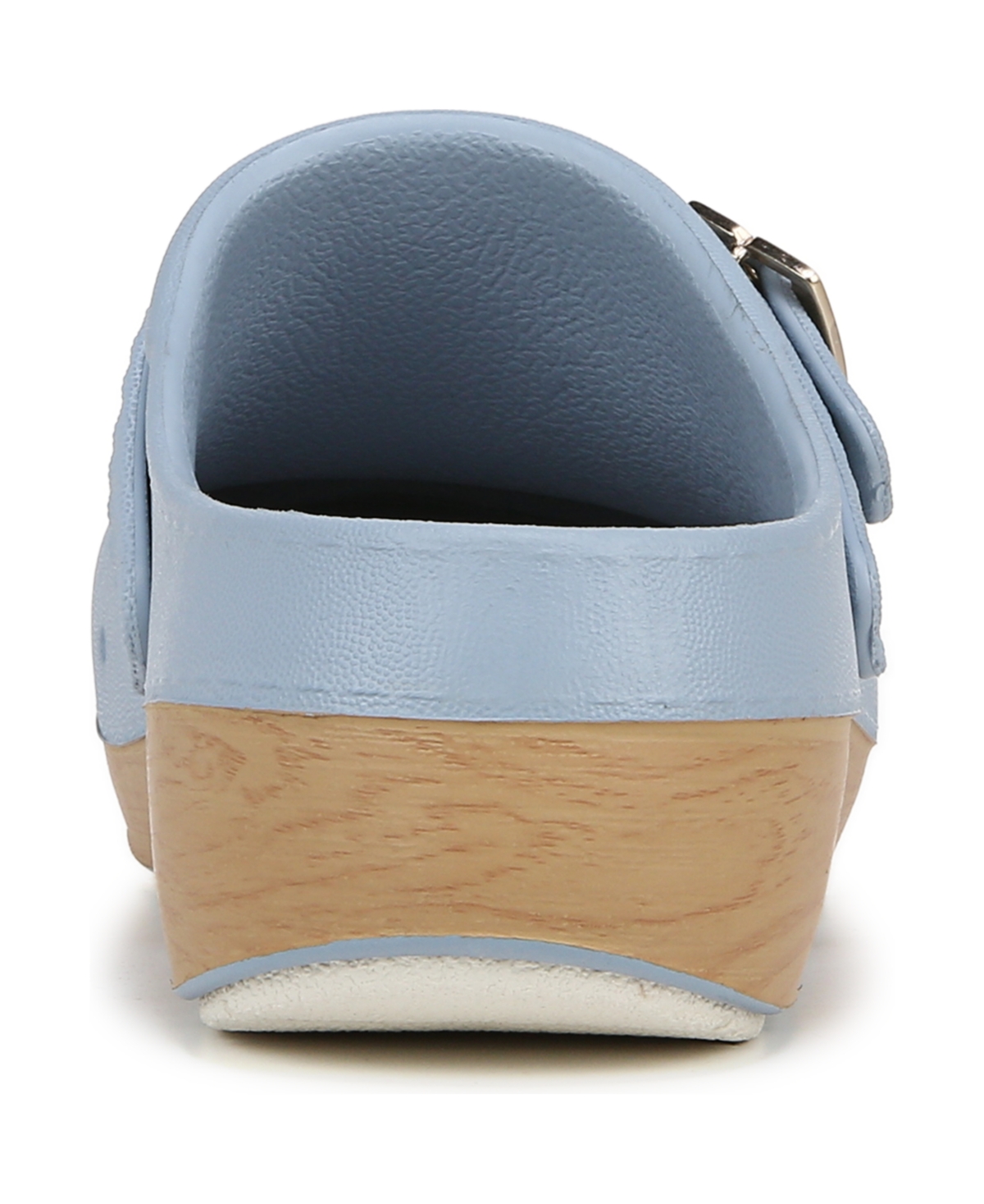 Shop Dr. Scholl's Women's Feel Chill Round Toe Recovery Clogs In Light Blue Foam