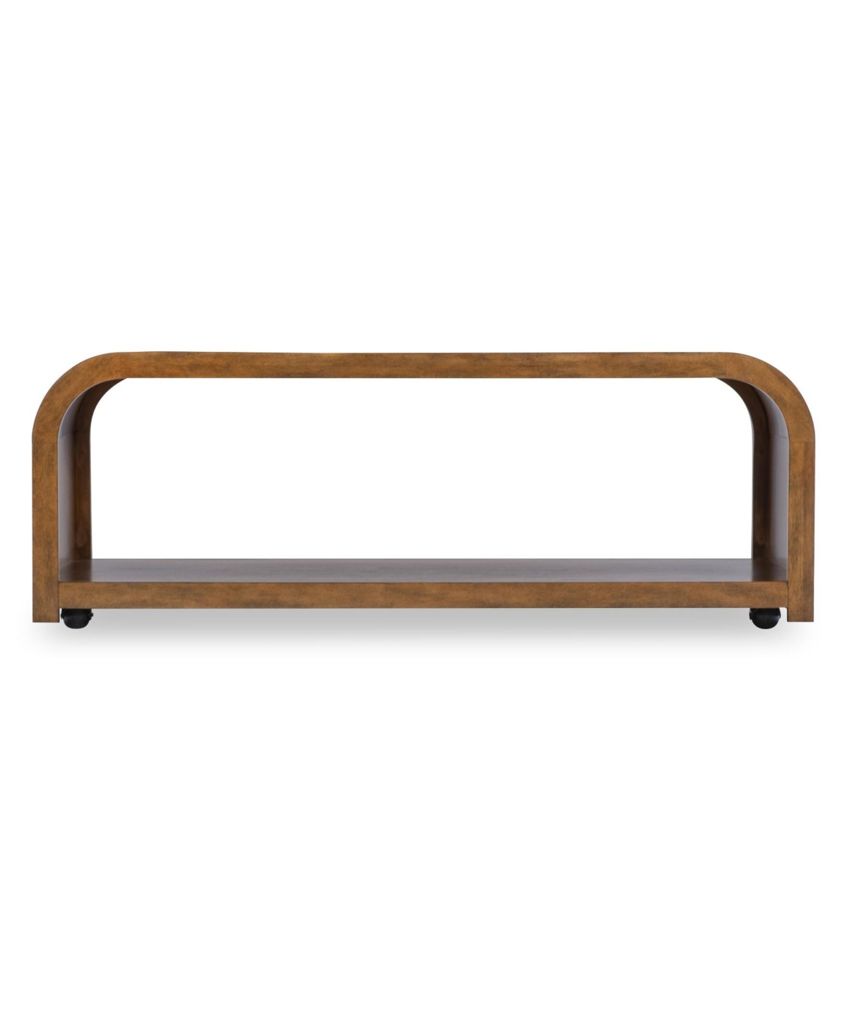 MACY'S PRESCOTT 52" WOOD MAPPA BURL COCKTAIL TABLE 