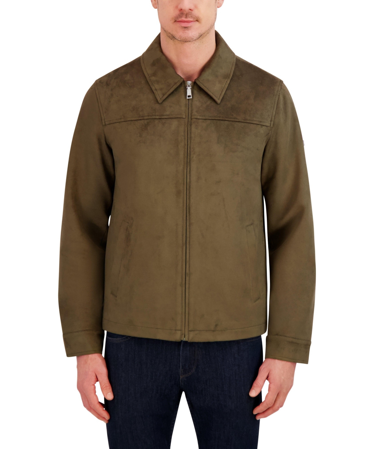 Vince Camuto Men's James Dean Transitional Coat In Dark Olive