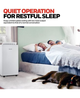 14,500 BTU Portable Air Conditioner for Rooms up to 700 Sq. Ft., Portable AC with Dual Hose & 101 Pint Dehumidifier, Includes Remote Control and AC Unit Window Kit, HW4CEDAWW0, White (10,000 BTU SACC)