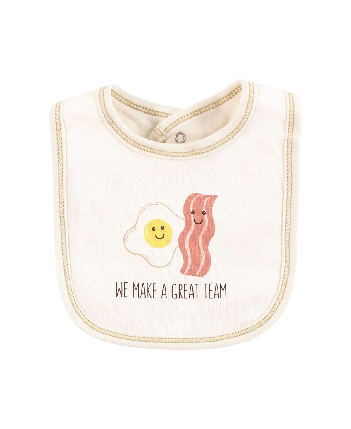 Touched by Nature Unisex Baby Organic Cotton Bibs 5pk, Cutie Pie, One