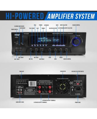 Bluetooth 300W Home Theater Stereo Amplifier Receiver - PT272AUBT