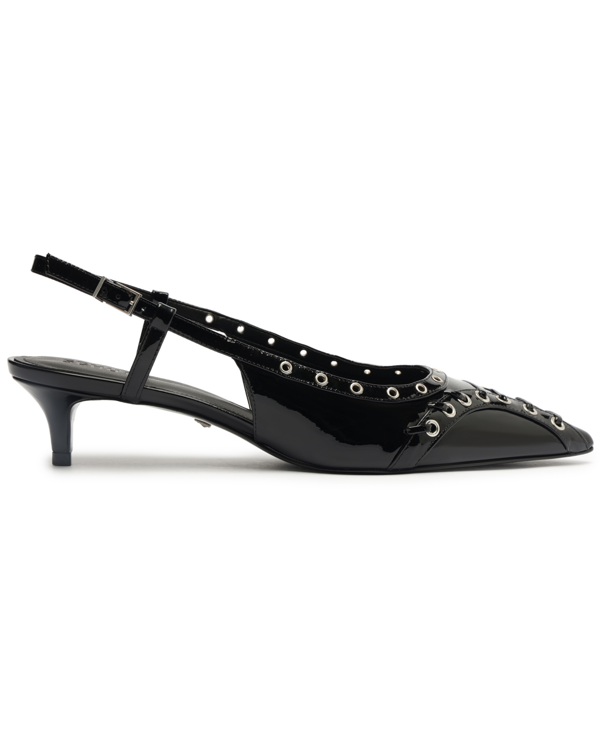 Shop Schutz Women's Ruth Mid-pointed Toe Pumps In Black
