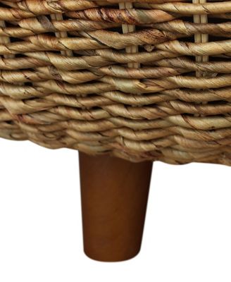 Gallerie Decor Stonebridge Coffee Table With Glass Top