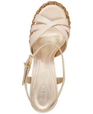 Women's Keefa High Straw Round Toe Sandals