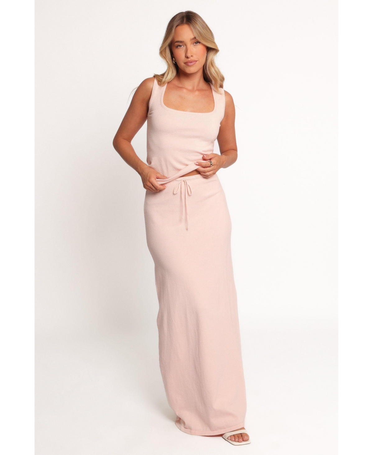 Women's Beatrice Knitted Skirt - Peach