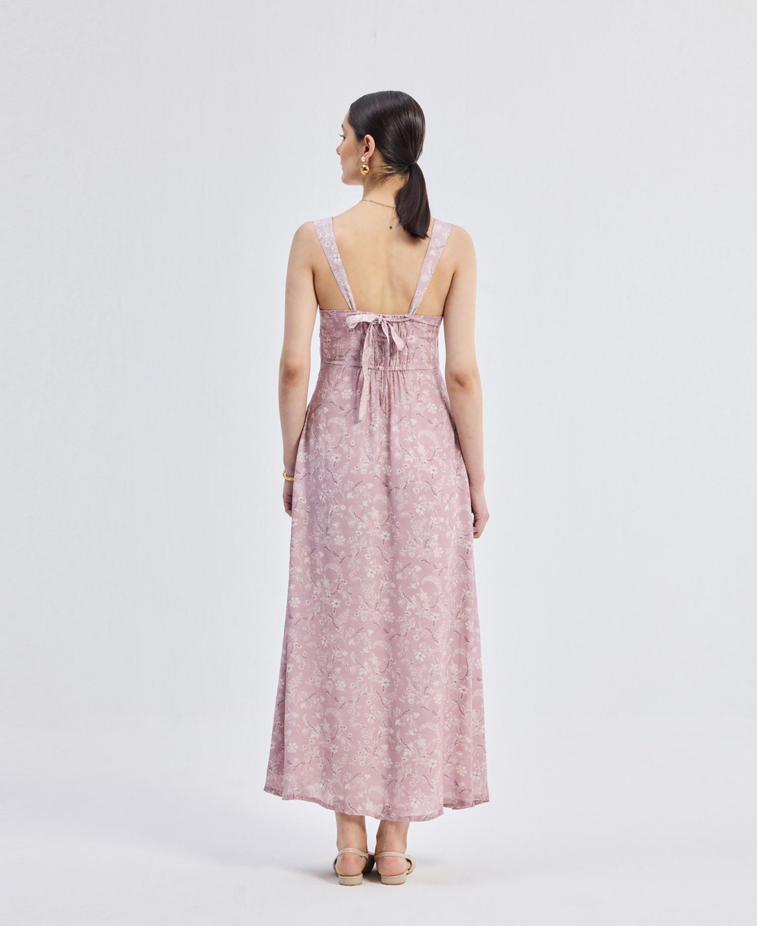 Women's Perfect Floral Maxi with Tapered Straps