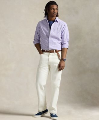 Men's Classic-Fit Gingham Oxford Shirt