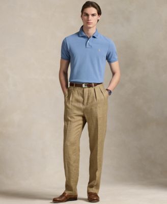 Men's Cotton Custom Slim Fit Mesh Polo Shirt