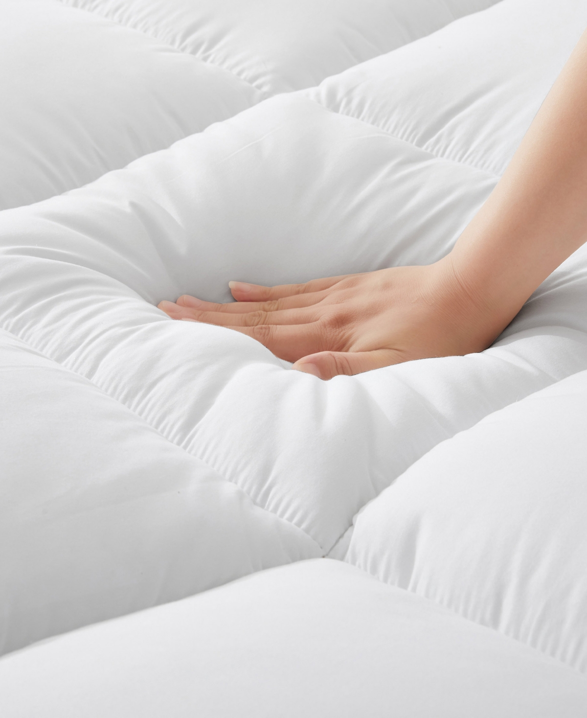 Unikome Loft Down Alternative Mattress Topper, Twin In White