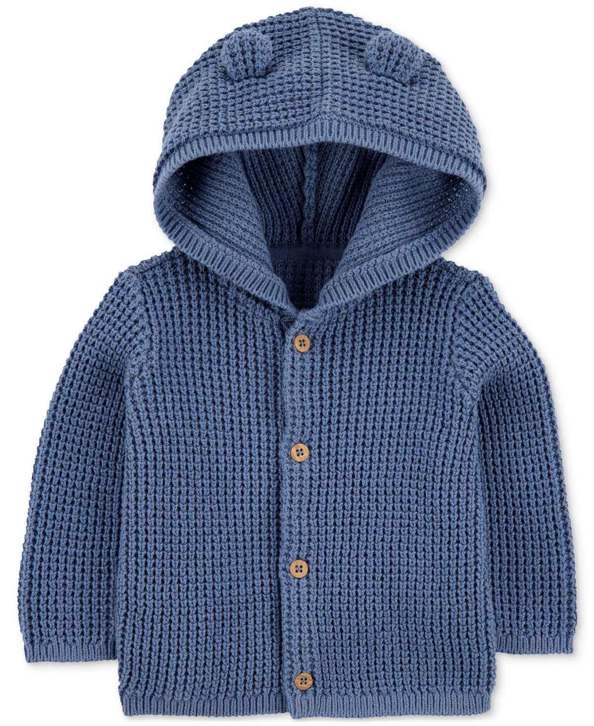 Carter's Baby Boys Cotton Hooded Cardigan