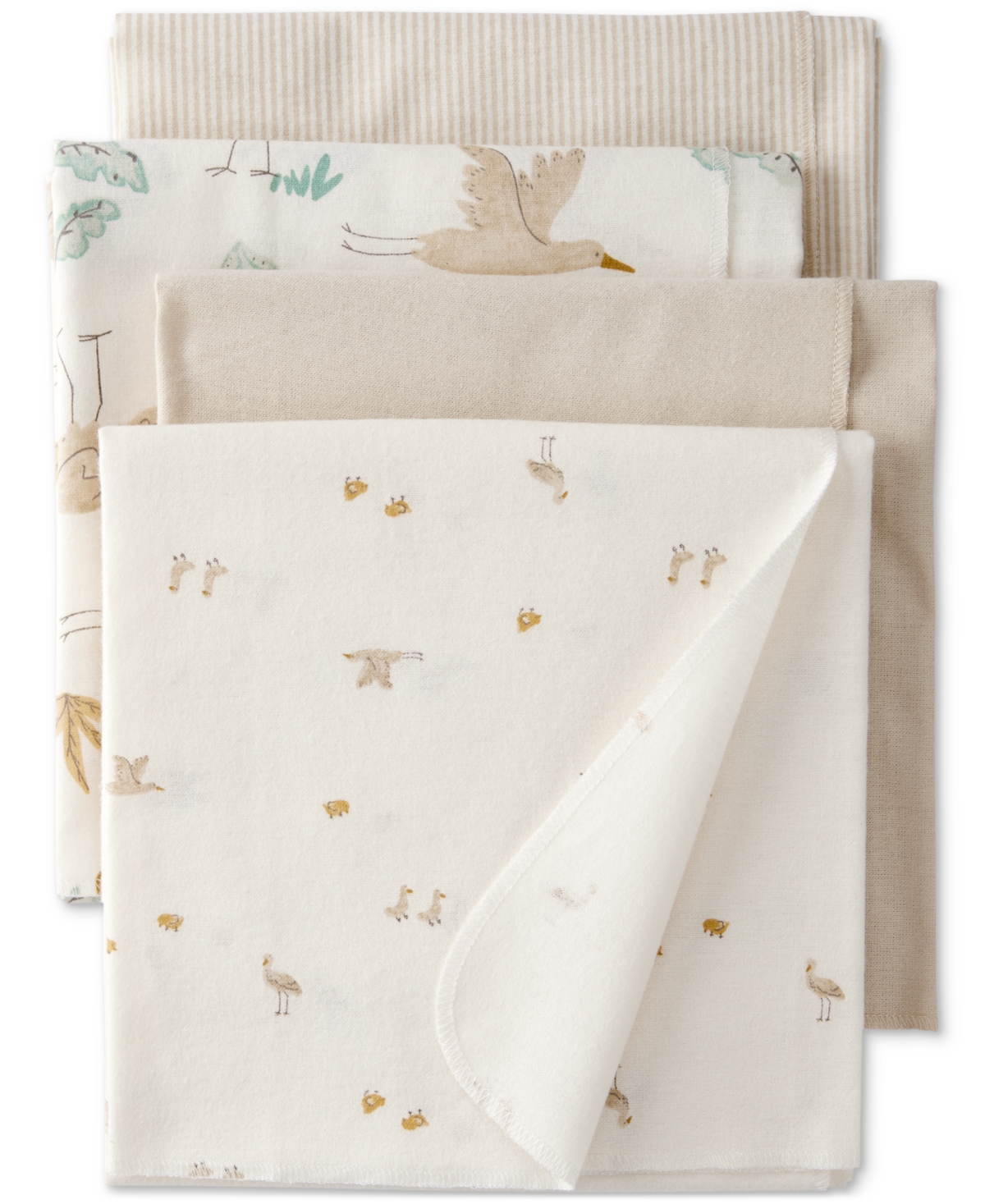 Carter's Baby Cotton Receiving Blankets, 4 Pack