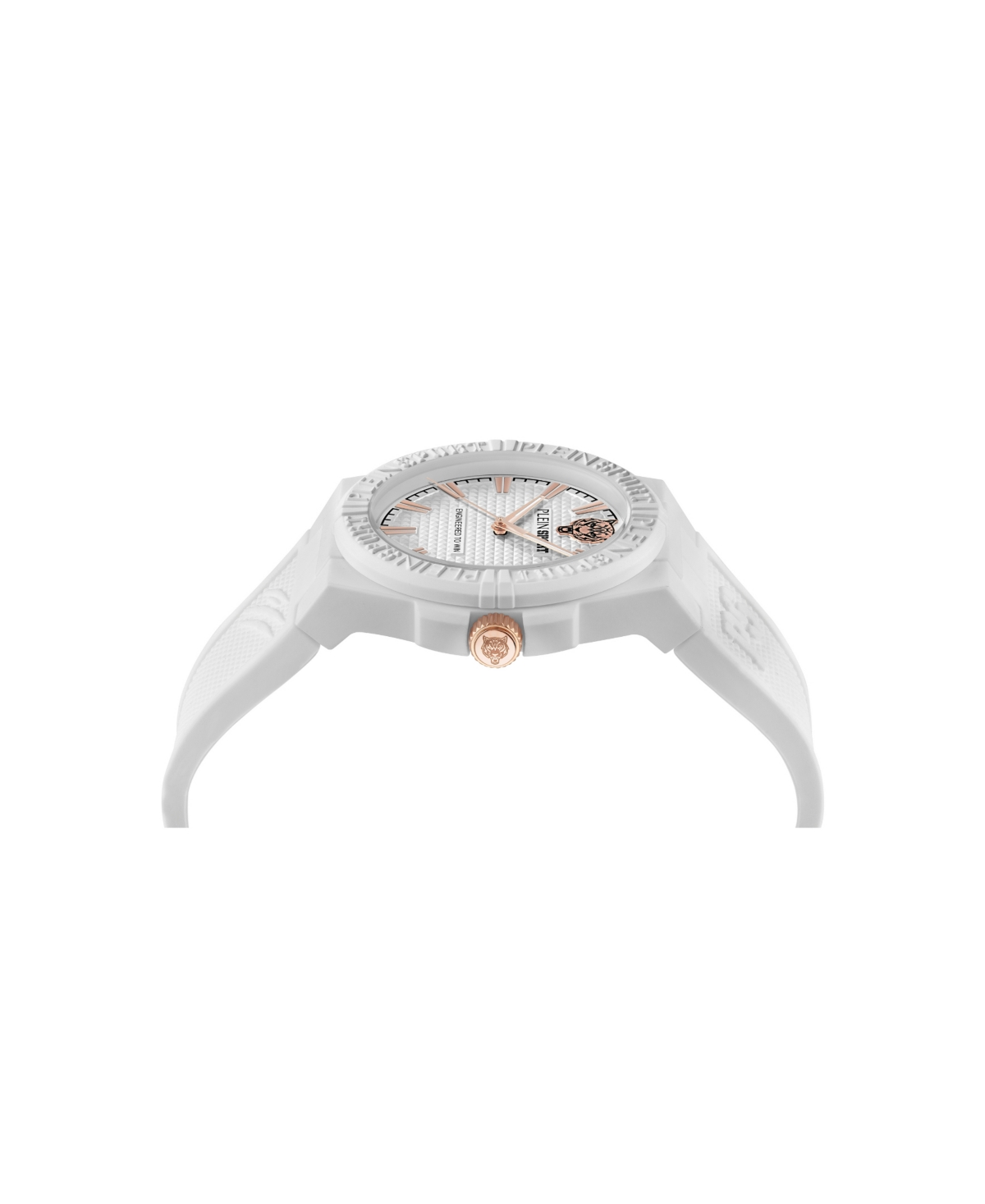 Plein Sport Laserstrike Silicone Watch In White