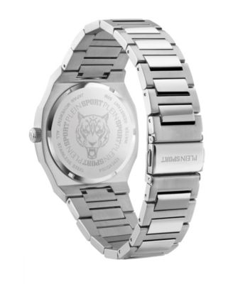 Men's Metronaut Three Hand Quartz Stainless Steel Bracelet Watch, 42mm