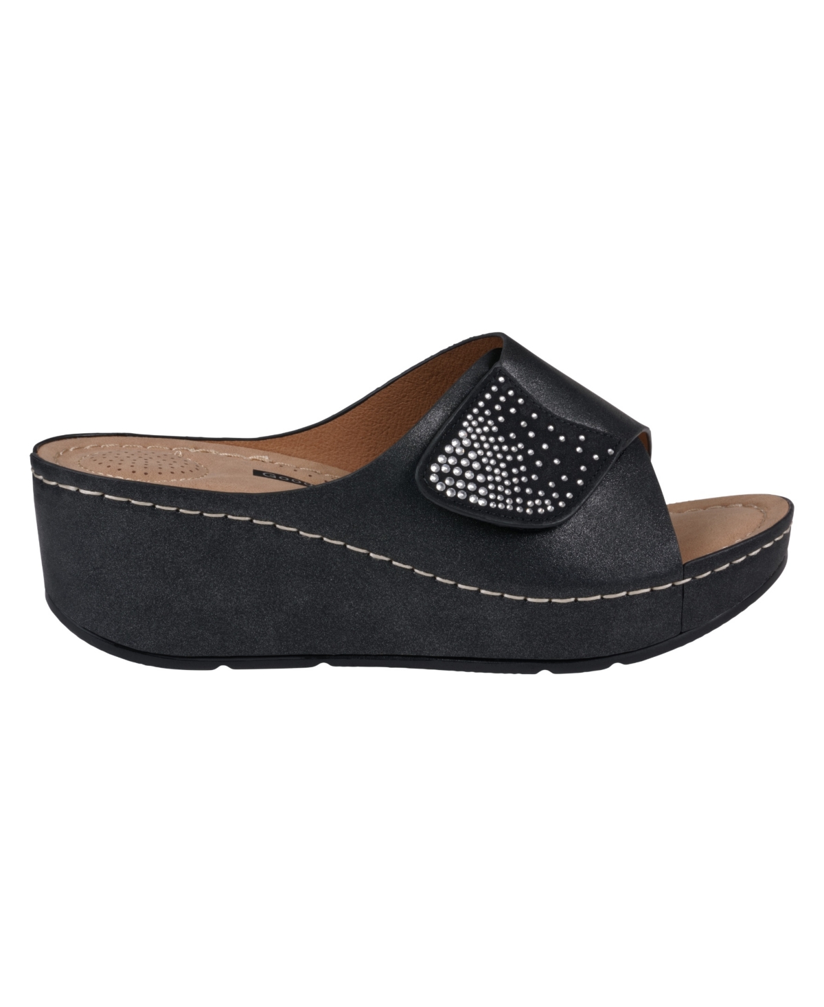 Gc Shoes Annora Wedge Sandal In Black