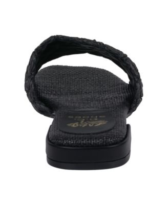 Women's Kendra Woven Single Band Flat Sandals