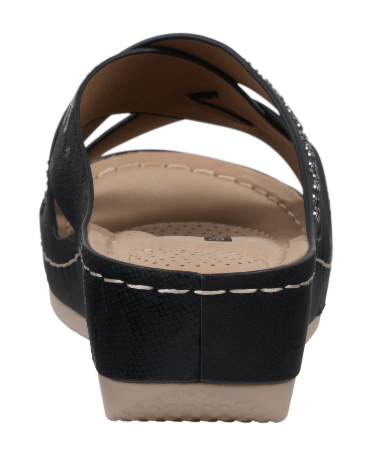 Gc Shoes Soraya Wedge Sandal In Black