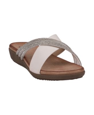 Women's Iris Embellished Asymmetrical Flat Sandals