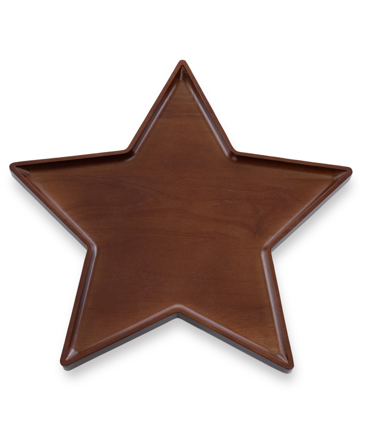 Toscana Star Shaped Serving Tray In Brown