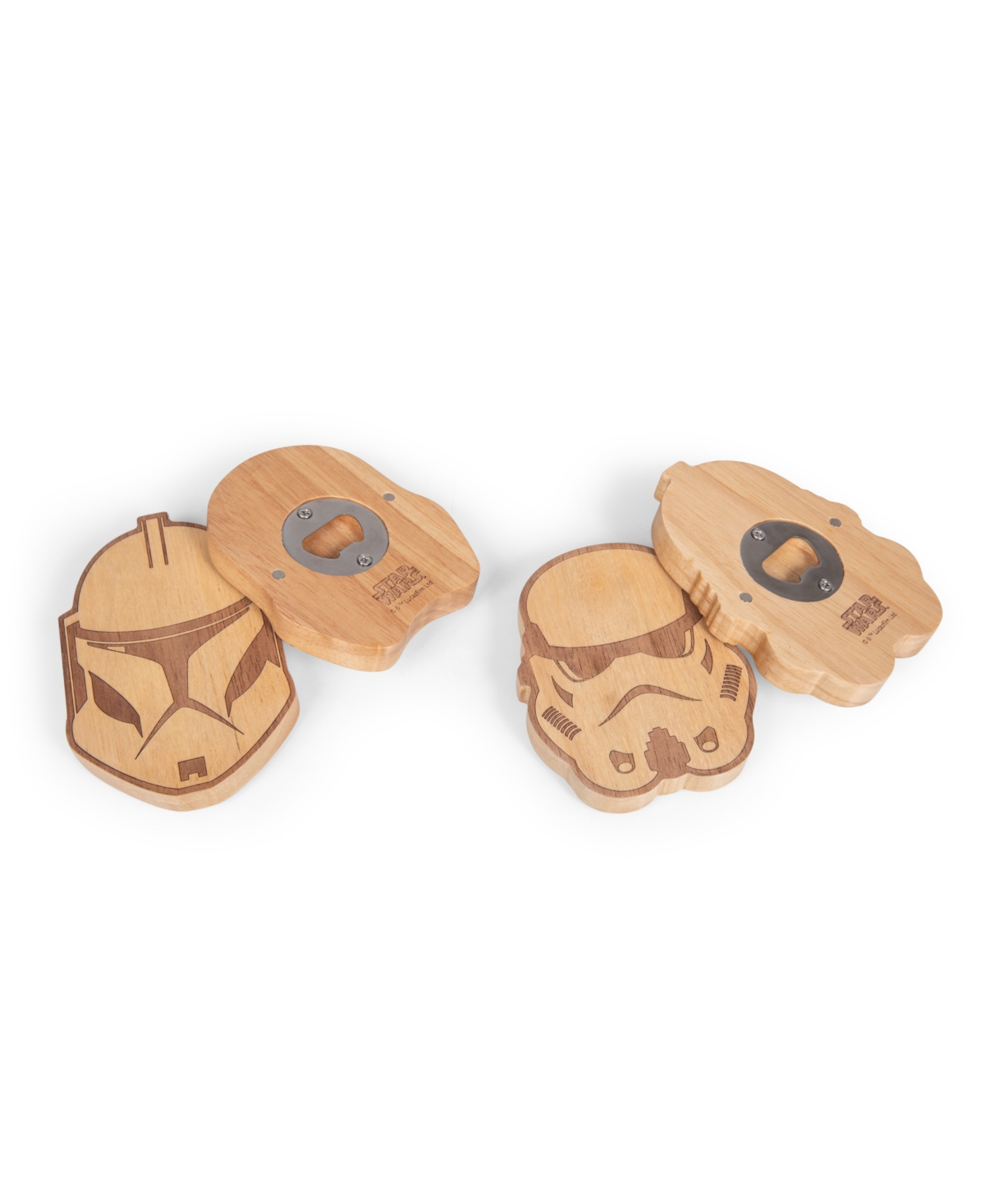 Legacy Star Wars Stormtrooper Coasters With Bottle Openers Set In Brown