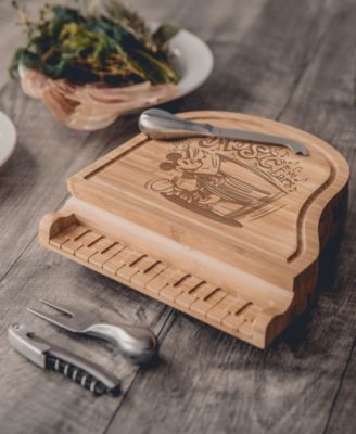 Disney Mickey Mouse Piano Cheese Cutting Board and Tools Set
