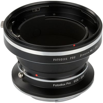 Pro Lens Mount Double Adapter for Bronica GS-1 (PG) Mount SLR & Canon EOS (EF / EF-S) D/SLR Lenses to Fujifilm G-Mount GFX Mirrorless Digital