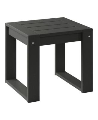 Outdoor Modern 3-Piece HDPE Patio Sofa Set with Side Table