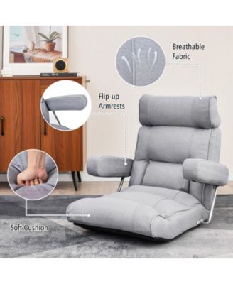 Adjustable Folding Sofa Chair with 6 Position Stepless Back