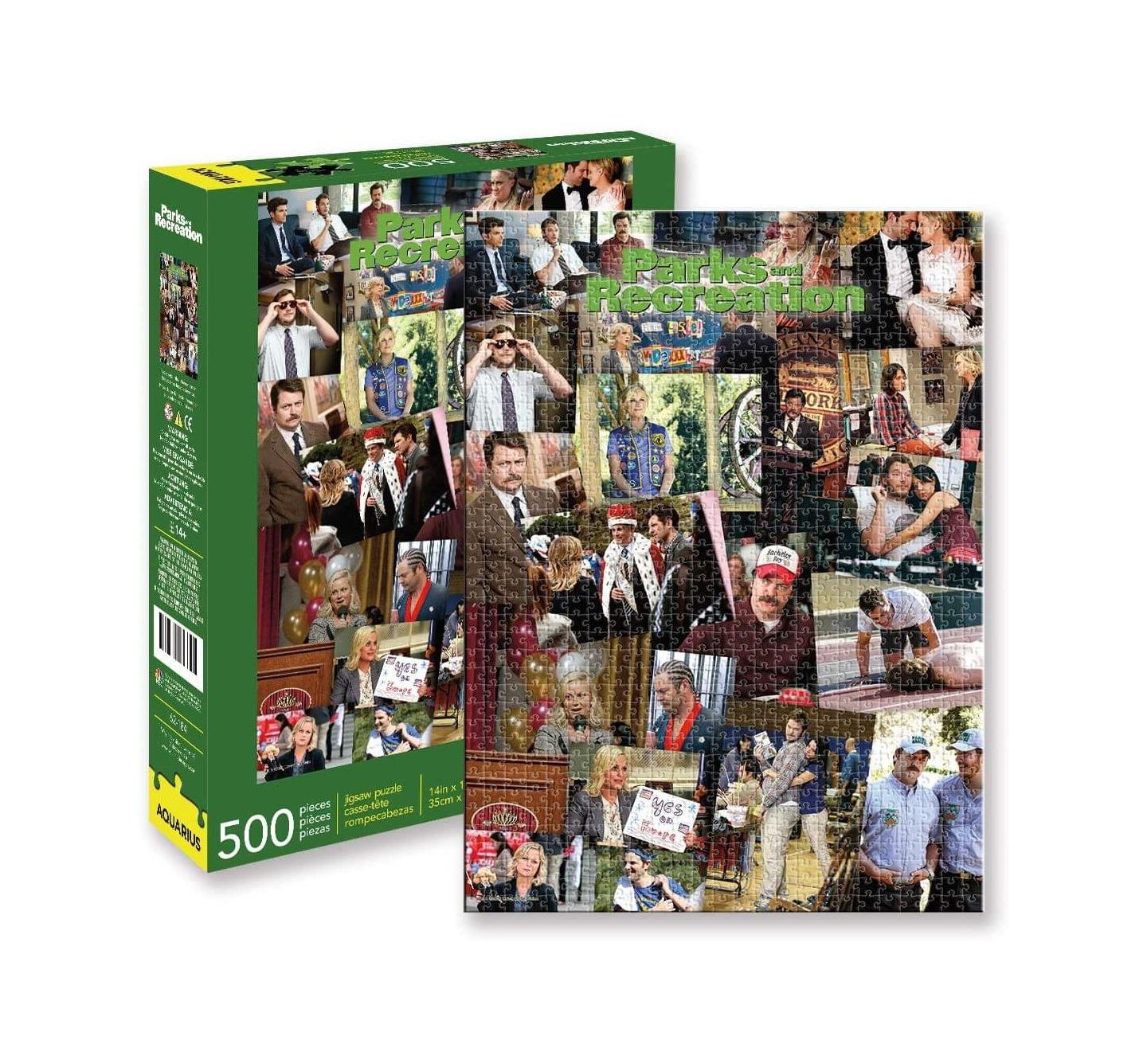 Детский пазл NMR Distribution Parks and Recreation Collage 500-Piece Jigsaw Puzzle, Ages 14+ — фото 1