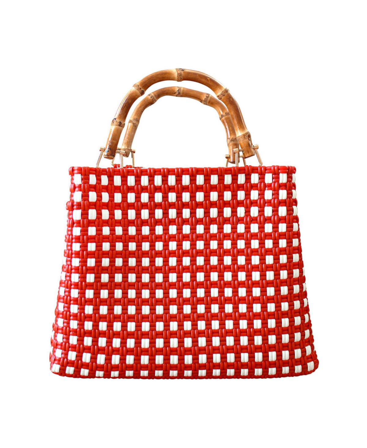 Tuku Los Angeles Recycled Market Tote Bag - Red